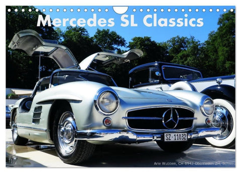 Mercedes SL Classics (Wandkalender 2027 DIN A4 quer), CALVENDO Monatskalender