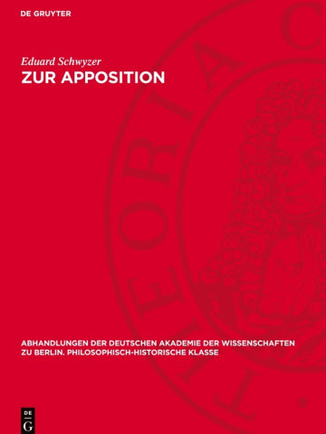 Zur Apposition