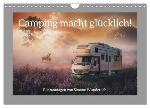 Camping macht glücklich! (Wandkalender 2027 DIN A4 quer), CALVENDO Monatskalender