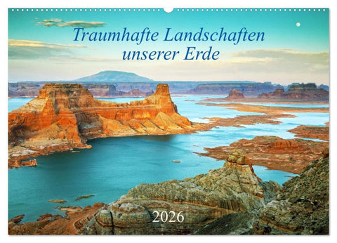 Traumhafte Landschaften unserer Erde (Wandkalender 2026 DIN A2 quer), CALVENDO Monatskalender