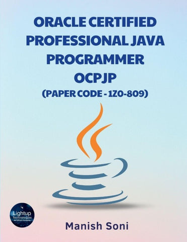 Oracle Certified Professional Java Programmer OCPJP 1Z0 809