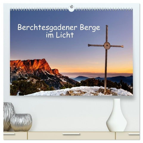 Berchtesgadener Berge im Licht (hochwertiger Premium Wandkalender 2027 DIN A2 quer), Kunstdruck in Hochglanz