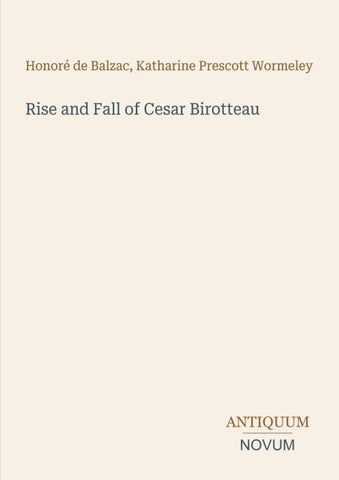 Rise and Fall of Cesar Birotteau