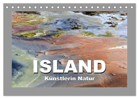 Island - Künstlerin Natur (Tischkalender 2027 DIN A5 quer), CALVENDO Monatskalender