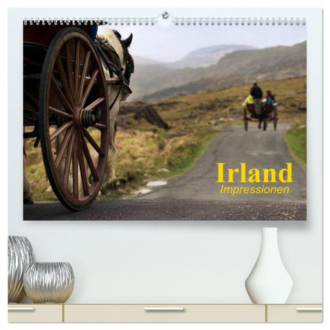 Irland • Impressionen (hochwertiger Premium Wandkalender 2027 DIN A2 quer), Kunstdruck in Hochglanz