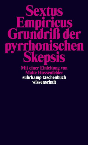 Grundriß der pyrrhonischen Skepsis