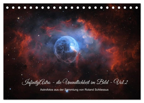 InfinityAstro – die Unendlichkeit im Bild – Vol.2 (Tischkalender 2027 DIN A5 quer), CALVENDO Monatskalender