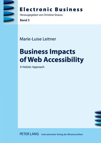 Business Impacts of Web Accessibility