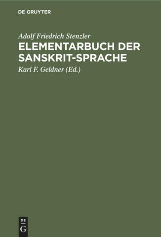 Elementarbuch der Sanskrit-Sprache