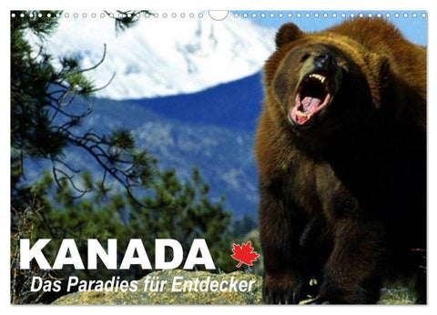 Kanada - Das Paradies für Entdecker (Wandkalender 2026 DIN A3 quer), CALVENDO Monatskalender