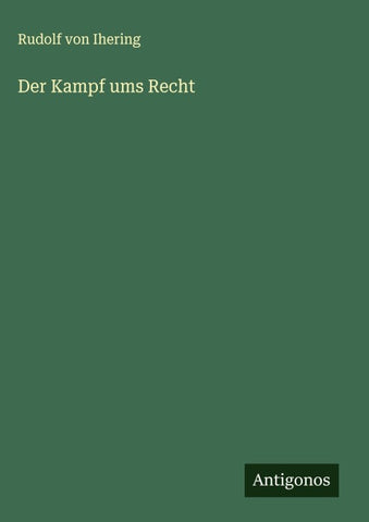 Der Kampf ums Recht