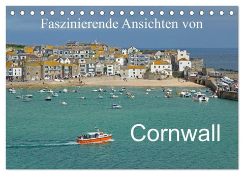 Faszinierende Ansichten von Cornwall (Tischkalender 2027 DIN A5 quer), CALVENDO Monatskalender