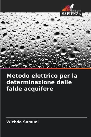 Metodo elettrico per la determinazione delle falde acquifere