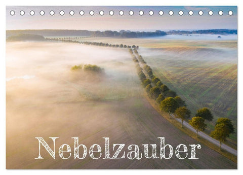 Nebelzauber (Tischkalender 2027 DIN A5 quer), CALVENDO Monatskalender