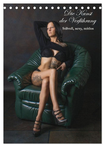 Boudoir - Sensual (Tischkalender 2027 DIN A5 hoch), CALVENDO Monatskalender
