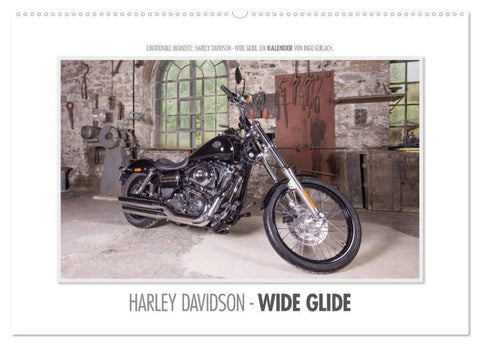 Emotionale Momente: Harley Davidson - Wide Glide (Wandkalender 2027 DIN A2 quer), CALVENDO Monatskalender