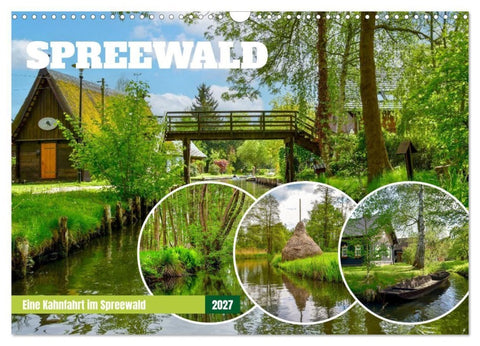 Eine Kahnfahrt im Spreewald (Wandkalender 2027 DIN A3 quer), CALVENDO Monatskalender