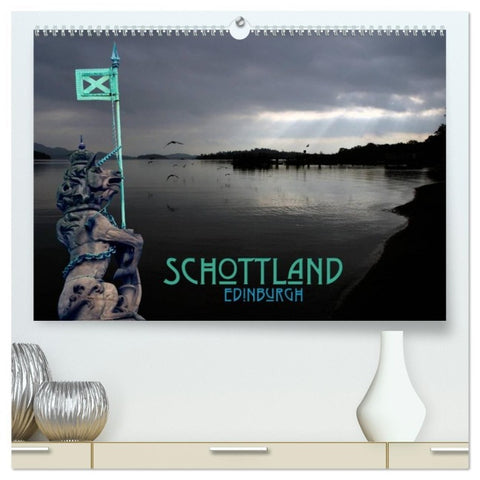 Schottland und Edinburgh (hochwertiger Premium Wandkalender 2026 DIN A2 quer), Kunstdruck in Hochglanz