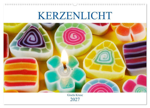Kerzenlicht (Wandkalender 2027 DIN A2 quer), CALVENDO Monatskalender