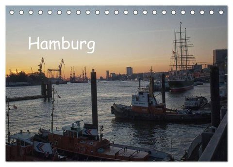 Hamburg (Tischkalender 2027 DIN A5 quer), CALVENDO Monatskalender