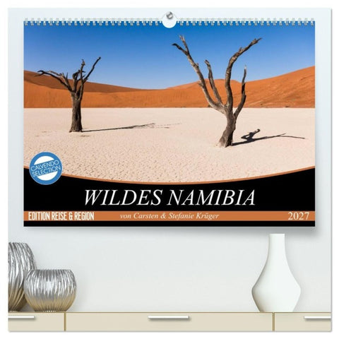Wildes Namibia (hochwertiger Premium Wandkalender 2027 DIN A2 quer), Kunstdruck in Hochglanz