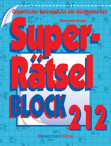 Superrätselblock 212 (5 Exemplare à 4,99 €)