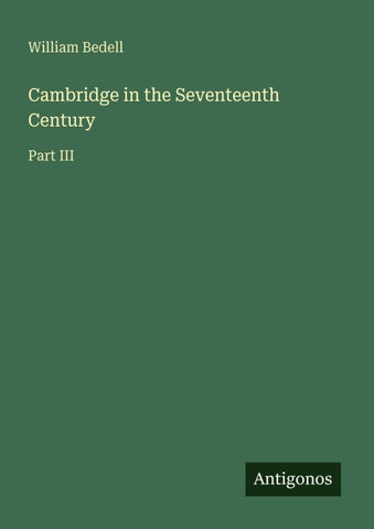 Cambridge in the Seventeenth Century