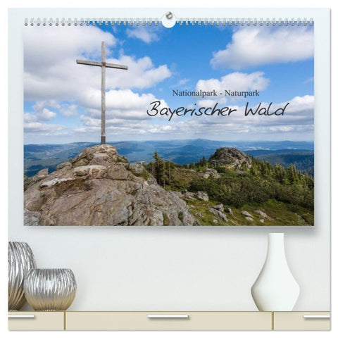 Bayerischer Wald (hochwertiger Premium Wandkalender 2026 DIN A2 quer), Kunstdruck in Hochglanz