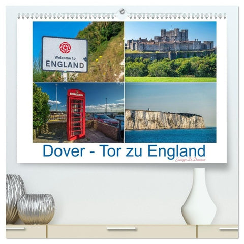 Dover - Tor zu England (hochwertiger Premium Wandkalender 2027 DIN A2 quer), Kunstdruck in Hochglanz