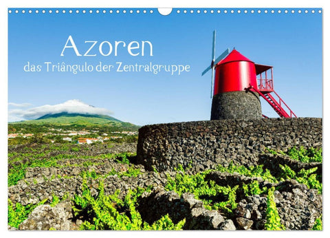Azoren - das Triangulo der Zentralgruppe (Wandkalender 2026 DIN A3 quer), CALVENDO Monatskalender