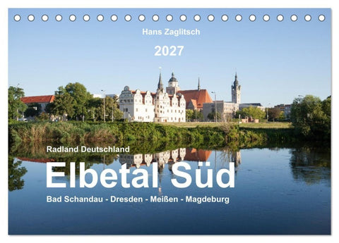 Elbetal Süd - Radland Deutschland (Tischkalender 2027 DIN A5 quer), CALVENDO Monatskalender
