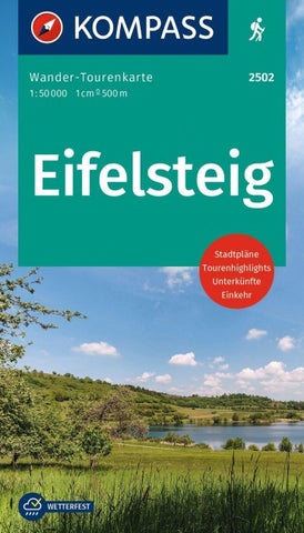 KOMPASS Wander-Tourenkarte Eifelsteig 1:50.000