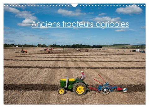 Anciens tracteurs agricoles (Calendrier mural 2027 DIN A3 vertical), CALVENDO calendrier mensuel