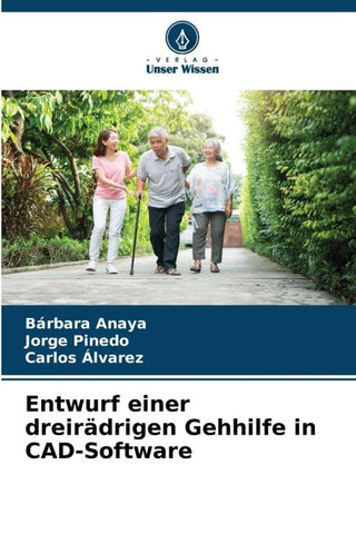 Entwurf einer dreirädrigen Gehhilfe in CAD-Software