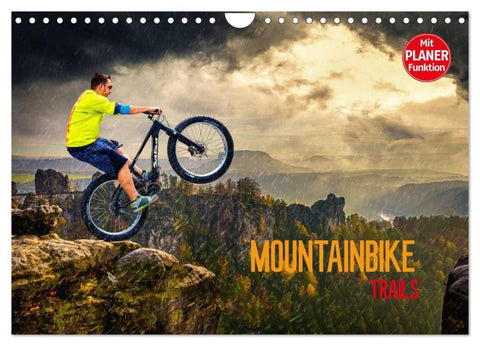 Mountainbike Trails (Wandkalender 2027 DIN A4 quer), CALVENDO Monatskalender