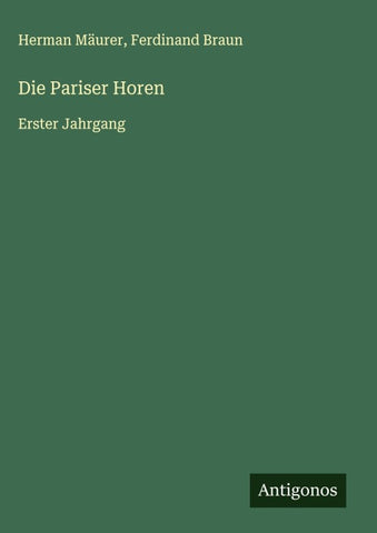 Die Pariser Horen