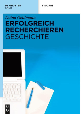 Erfolgreich recherchieren - Geschichte