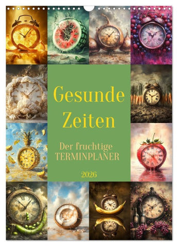 Gesunde Zeiten (Wandkalender 2026 DIN A3 hoch), CALVENDO Monatskalender