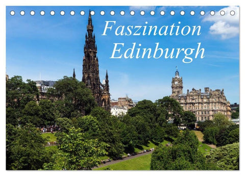 Faszination Edinburgh (Tischkalender 2027 DIN A5 quer), CALVENDO Monatskalender