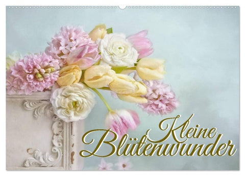 Kleine Blütenwunder (Wandkalender 2026 DIN A2 quer), CALVENDO Monatskalender