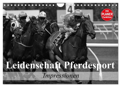 Leidenschaft Pferdesport - Impressionen (Wandkalender 2027 DIN A4 quer), CALVENDO Monatskalender