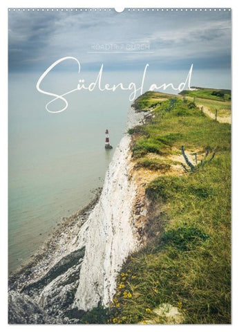 Roadtrip durch Südengland (Wandkalender 2027 DIN A2 hoch), CALVENDO Monatskalender