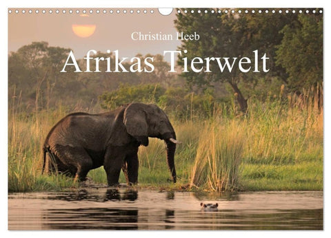 Afrikas Tierwelt Christian Heeb (Wandkalender 2027 DIN A3 quer), CALVENDO Monatskalender