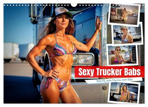 Sexy Trucker Babs (Wandkalender 2027 DIN A3 quer), CALVENDO Monatskalender