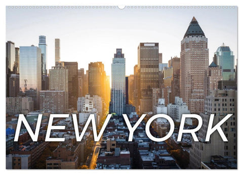 Traumstadt New York (Wandkalender 2026 DIN A2 quer), CALVENDO Monatskalender
