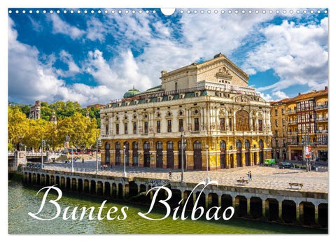 Buntes Bilbao (Wandkalender 2027 DIN A3 quer), CALVENDO Monatskalender