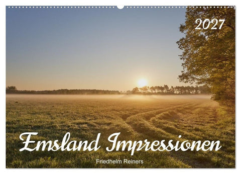 Emsland Impressionen (Wandkalender 2027 DIN A2 quer), CALVENDO Monatskalender