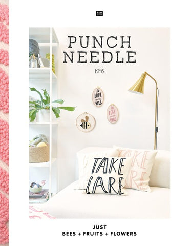 Punch Needle Just Bees + Fruits + Flowers N°6