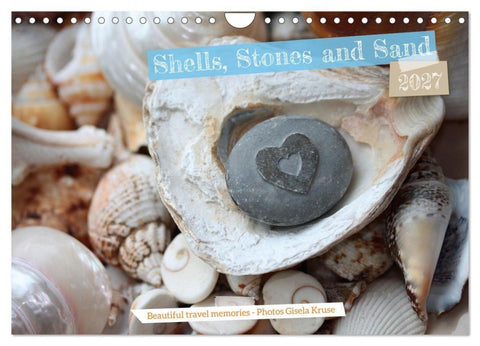 Shells, Stones and Sand (Wall Calendar 2027 DIN A4 landscape), CALVENDO 12 Month Wall Calendar