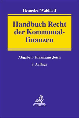 Handbuch Recht der Kommunalfinanzen